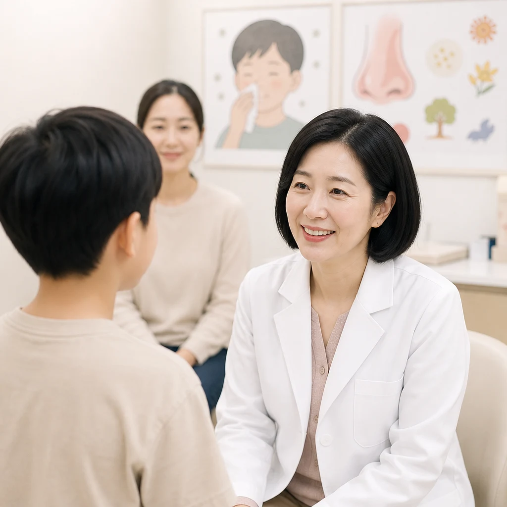 알레르기 비염 치료 시 약물 외에 고려할 방법은?